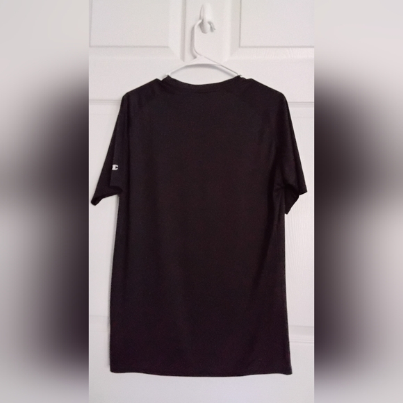 Champion Mens Black Louville T-Shirt with Red and Yellow Cardinal Graphic - Picture 3 of 5